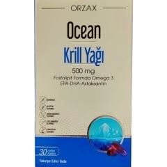 Orzax Ocean Krill Oil 30 Kapsül