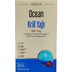 Orzax Ocean Krill Oil 30 Kapsül