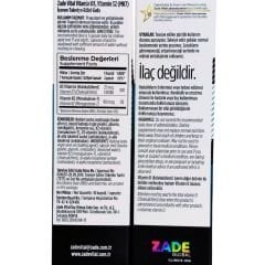 Zade Vital D3 + K2 Vitamini İçeren Takviye Edici Gıda 30 Yumuşak Kapsül