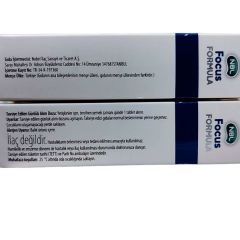 Nbl Focus Formula Bitki Ekstresi, Vitamin ve Balık Yağı İçeren Takviye Edici Gıda 30 Tablet