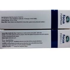 Nbl Focus Formula Bitki Ekstresi, Vitamin ve Balık Yağı İçeren Takviye Edici Gıda 30 Tablet