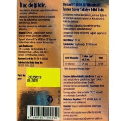 Dynavit Vitamin D3 1000 IU Sprey 20 ml