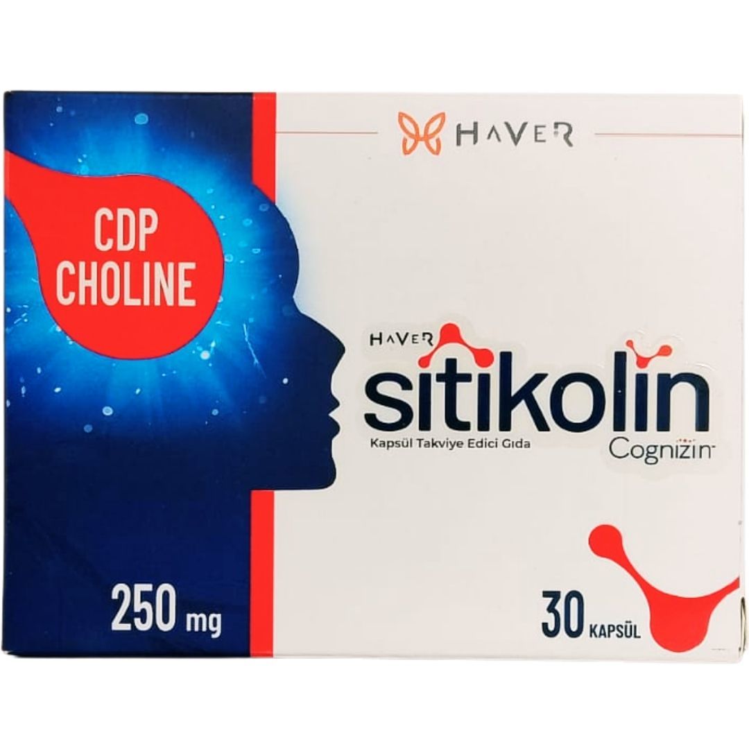 Haver Sitikolin Kapsül Takviye Edici Gıda 30 Kapsül