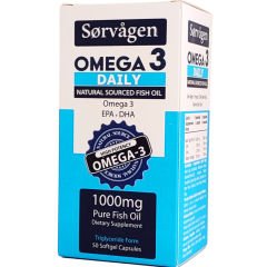 Sorvagen Omega 3 Daily Saf Balık Yağı 50 Kapsül