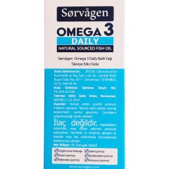 Sorvagen Omega 3 Daily Saf Balık Yağı 50 Kapsül