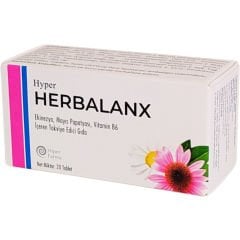 Hyper Herbalanx Ekinezya Mayıs Papatyası Vitamin B6 20 Tablet