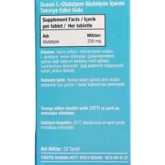 Ocean L-Glutatyon 250 mg 30 Tablet