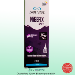 Zade Vital Nigefix Çörek Otu Yağı İçeren Sprey Takviye Edici Gıda 15 ml