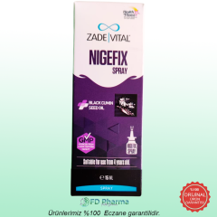 Zade Vital Nigefix Çörek Otu Yağı İçeren Sprey Takviye Edici Gıda 15 ml