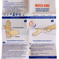 Banduff Bulantı ve Kusma Önleyici Bileklik Yetişkin Siyah