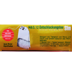 Entschlackungstee Slim Alman Çayı Bitkisel Karışım Form Çayı