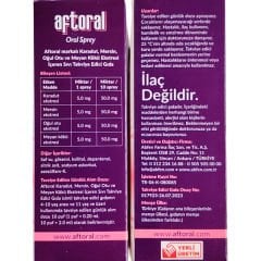 Aftoral Bitkisel Oral Sprey 20 ml