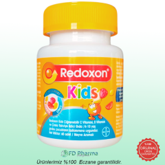 Redoxon Kids C Vitamini D Vitamini ve Çinko İçeren Çiğnenebilir Tablet 60 Adet