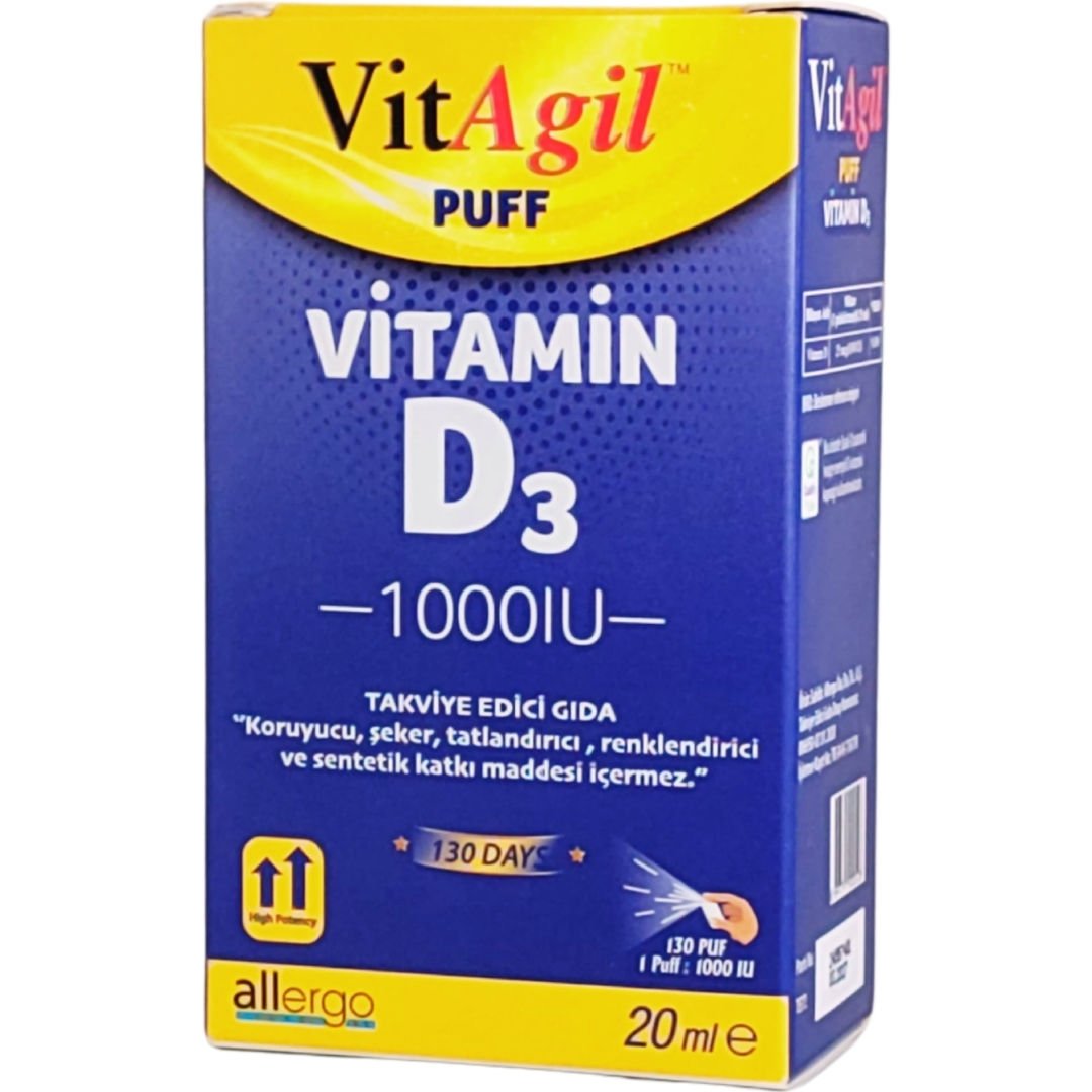 Vitagil Puff D3 1000 IU 20 ml - 130 Puf