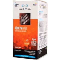 Zade Vital Ruşeym Yağı 500 mg 60 Kapsül