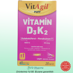 Vitagil Puff Vitamin D3K2 Sprey 20 ml