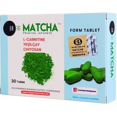 Matcha L-Carnitine Yeşil Çay 30 Tablet