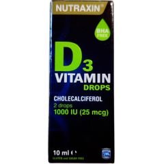 Nutraxin D3 1000 IU Vitamin Damla 10 ml