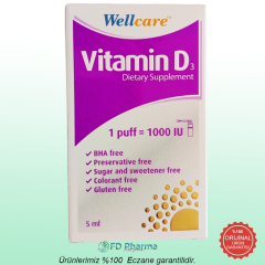 Wellcare Vitamin D3 1000 IU 5 ml sprey