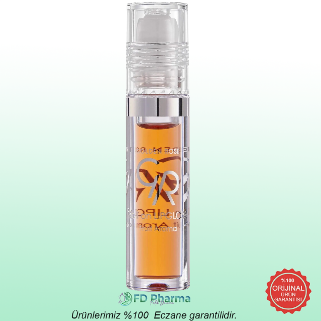 Golden Rose Meyveli Dudak Parlatıcısı - Roll On Lipgloss Portakal 3.4 ml