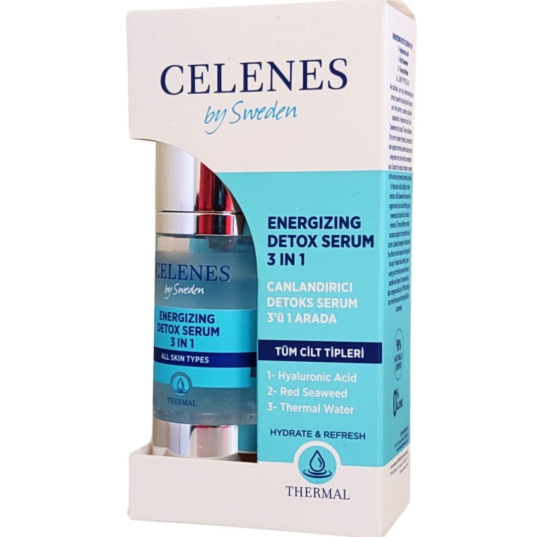 Celenes By Sweden Celenes Thermal 3 in 1 Canlandırıcı Detox Serum 30 ml