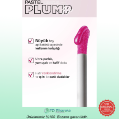 Pastel Plump Up Extra Hydrating Plumping Gloss - Dolgunlaştıran Dudak Parlatıcısı 207 Mariposa
