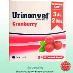 Urinonvef Cranberry 30 Kapsül 3 AL 2 ÖDE