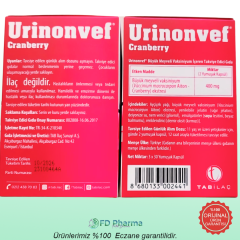 Urinonvef Cranberry 30 Kapsül 3 AL 2 ÖDE