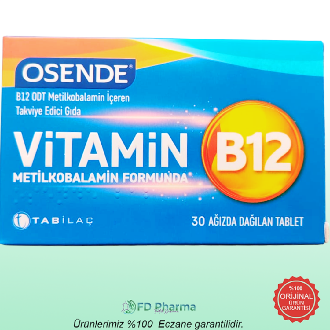 Osende Metilkobalamin B12 30 Tablet