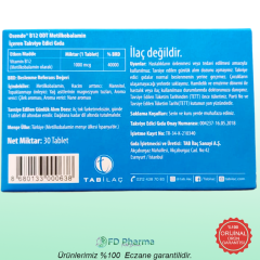 Osende Metilkobalamin B12 30 Tablet