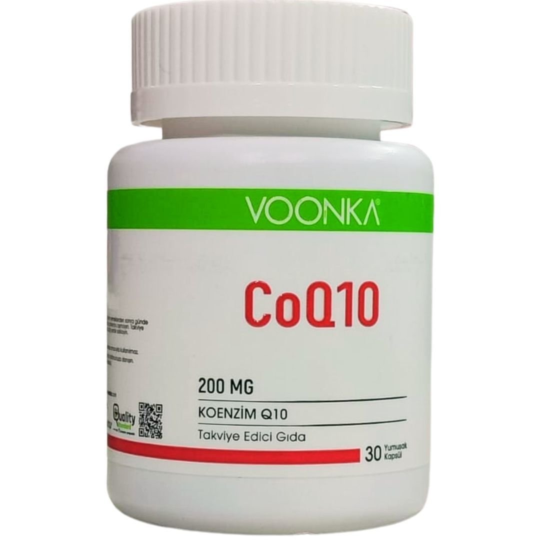 Voonka Co-Q10 200 mg 30 Yumuşak Kapsül
