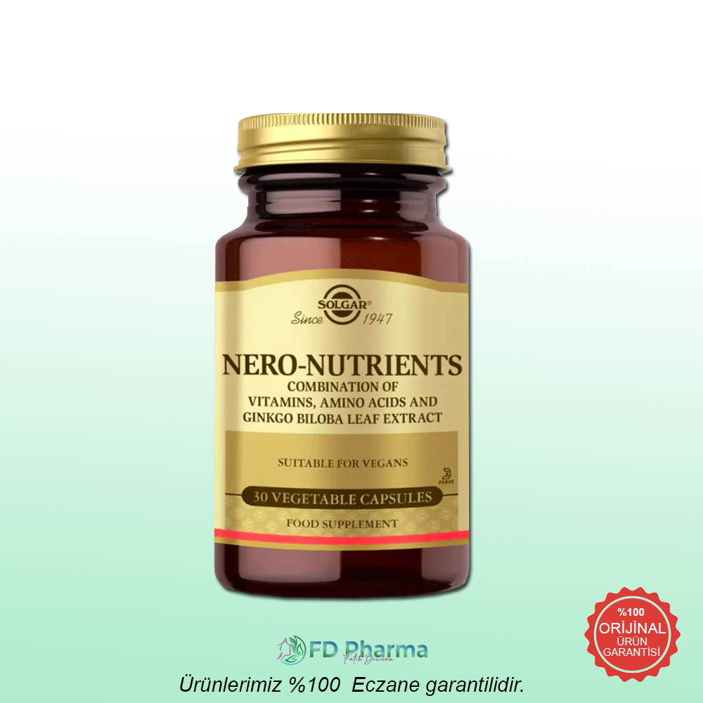 Solgar Nero Nutrients 30 Tablet