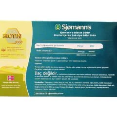 Sjomann's Biotin 3000 mcg 30 Çiğnenebilir Jel Form