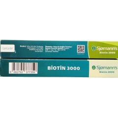 Sjomann's Biotin 3000 mcg 30 Çiğnenebilir Jel Form