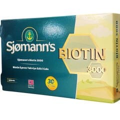 Sjomann's Biotin 3000 mcg 30 Çiğnenebilir Jel Form