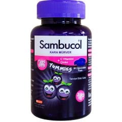 Sambucol Plus Kids Yummies 60 Çiğneme Tableti