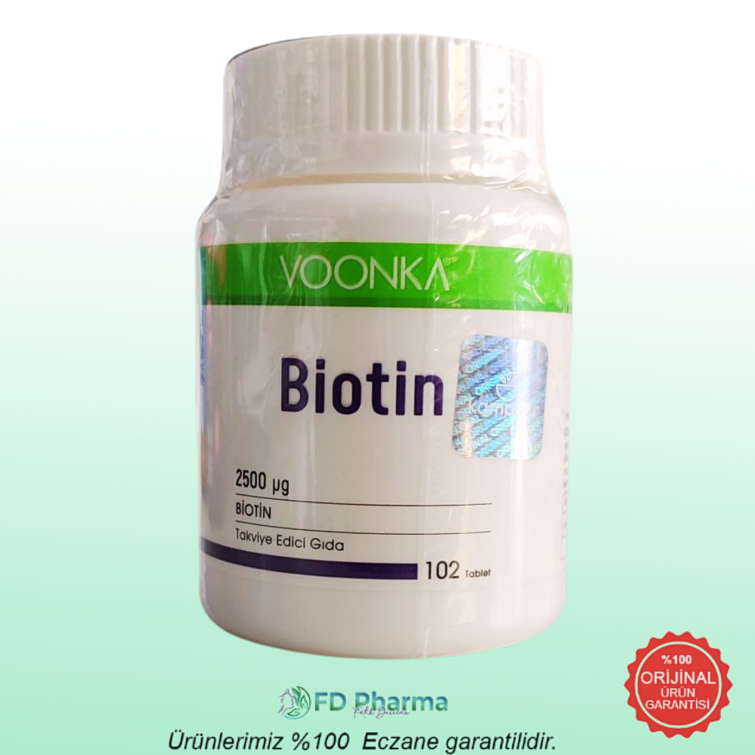 Voonka Biotin 2500mcg 102 Tablet