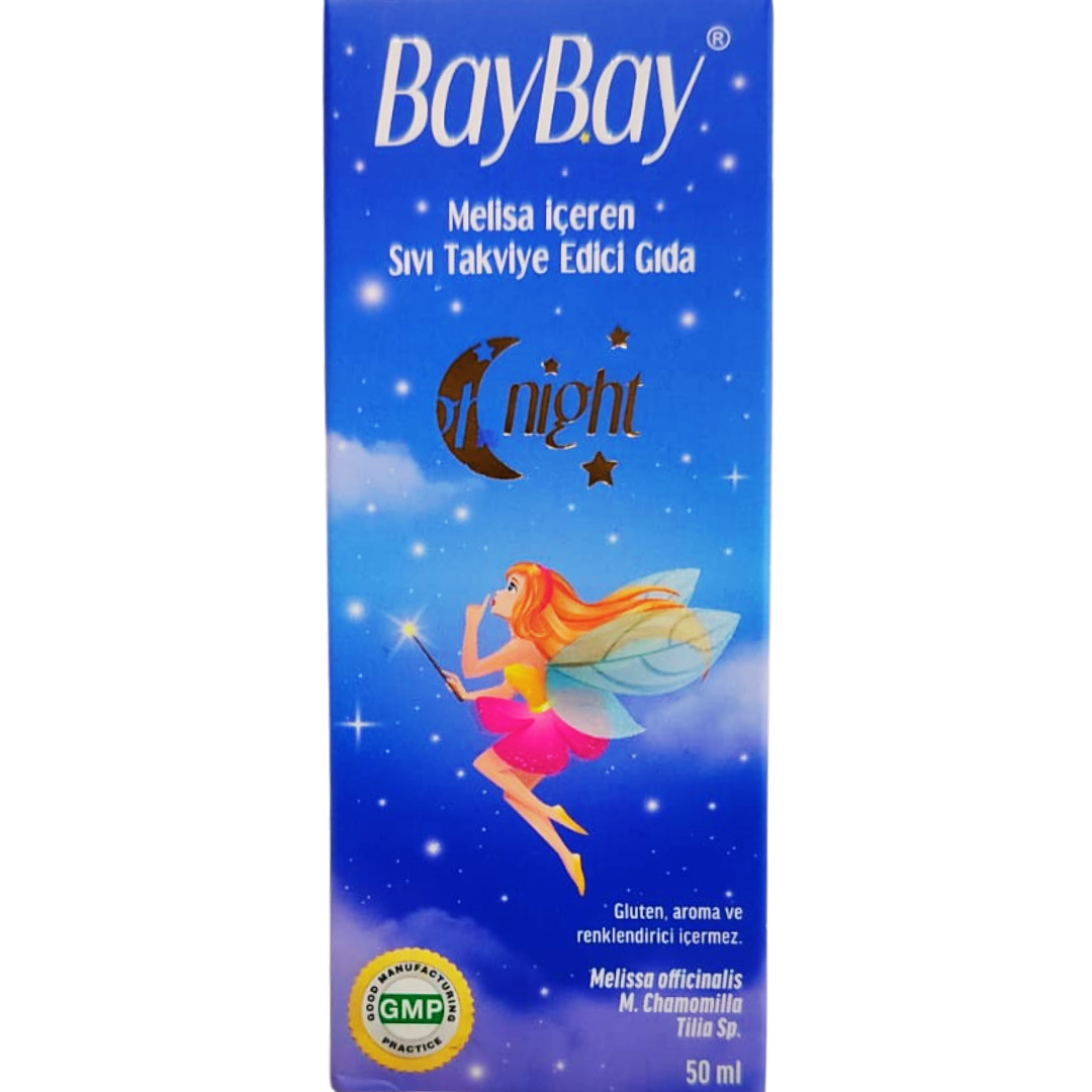 BAYBAY Damla Night Melisa İçeren Takviye Edici Gıda 50 ml