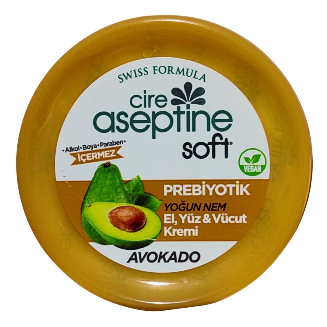 Cire Aseptine Soft Prebiyotik Krem Avokado 100 ml