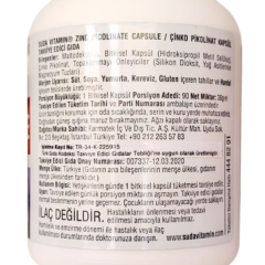 Suda Vitamin Zinc Picolinate 90 Kapsül