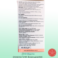 Alpinia Institute Akgünlük 615 mg 180 Tablet