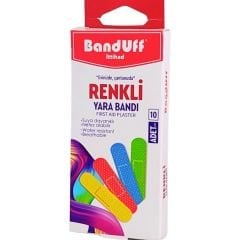 Banduff Renkli Yara Bandı 10 Adet