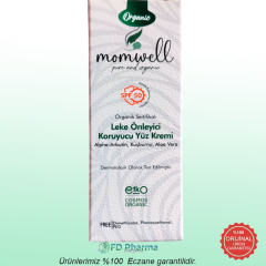Momwell Organik Leke Önleyici Koruyucu Yüz Güneş Kremi 50ml