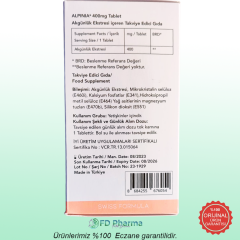 Alpinia Akgünlük 400mg  90 tablet