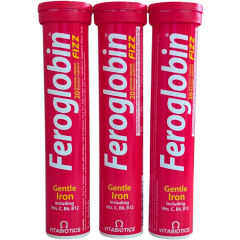 Feroglobin Fizz Gentle Iron 20 Efervesan Tablet - 3 adet