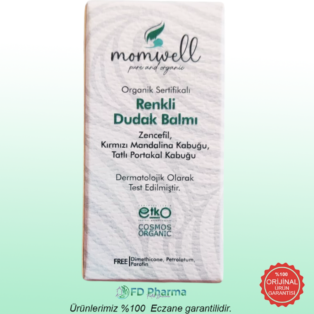Momwell Organik Dudak Balmı 5ml