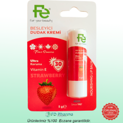 Fe Besleyici Dudak Kremi SPF30 Çilekli 5gr
