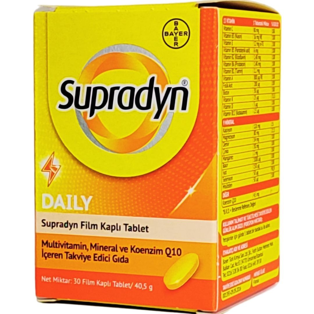 Supradyn Daily 30 Film Kaplı Tablet