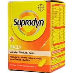 Supradyn Daily 30 Film Kaplı Tablet