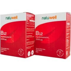 Natuwell Vitamin B12 Metilkobalamin Sprey 5 ml - 2 Kutu
